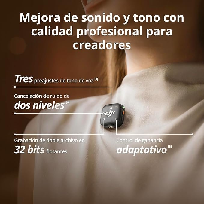DJI Mic 3 (2 TX + 1 RX + Estuche de Carga) - Imagen 5