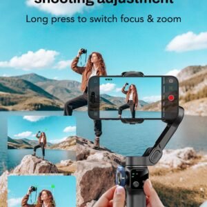 AOCHUAN Estabilizador cardán de 3 ejes para iPhone