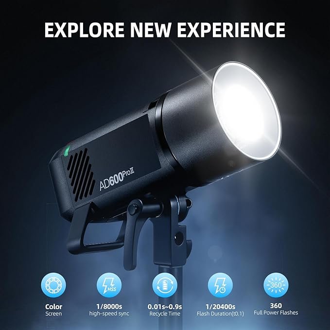 Godox AD600 Pro II AD600Pro II - Estroboscópico flash para exteriores - Imagen 7