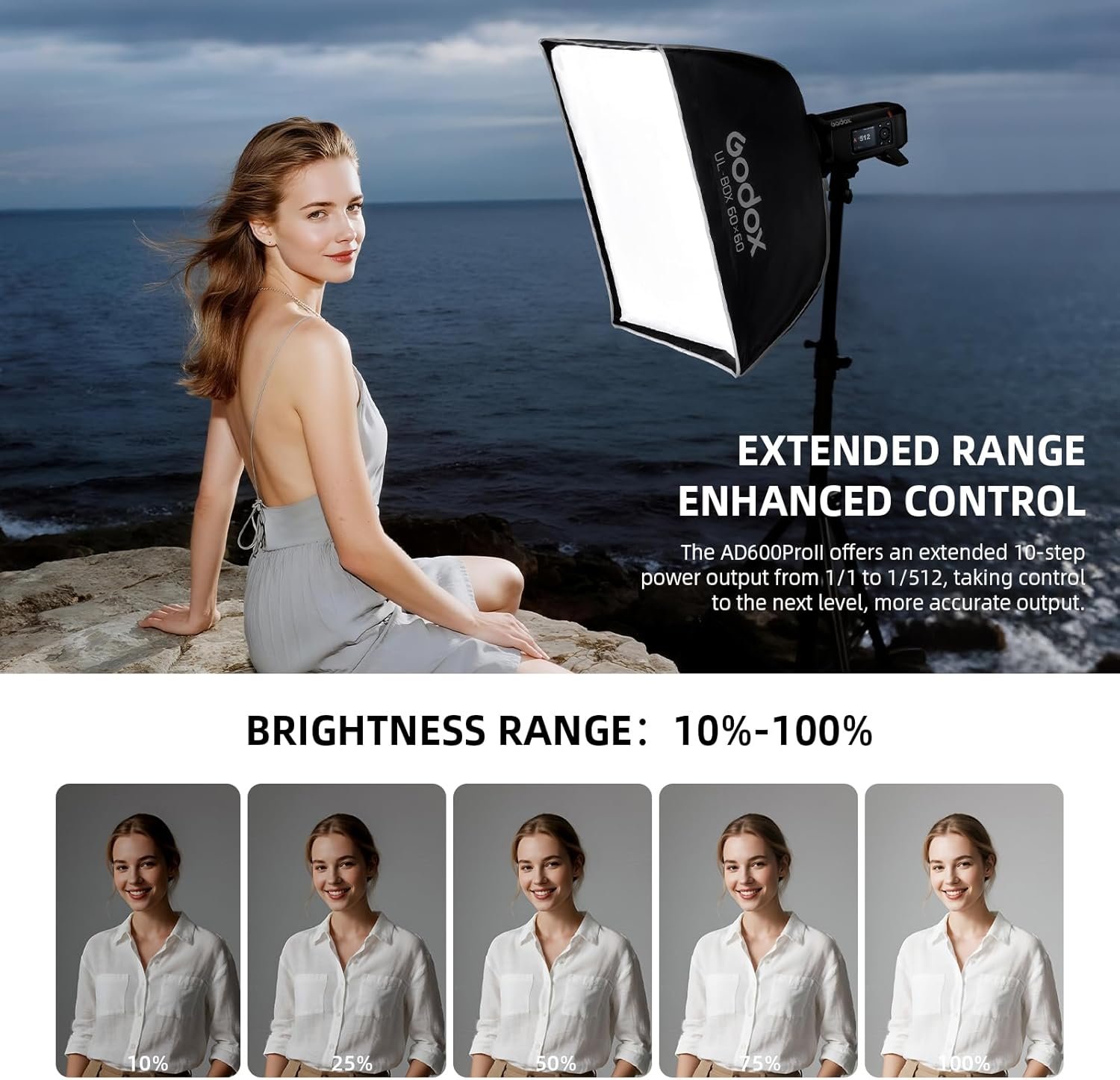 Godox AD600 Pro II AD600Pro II - Estroboscópico flash para exteriores - Imagen 2